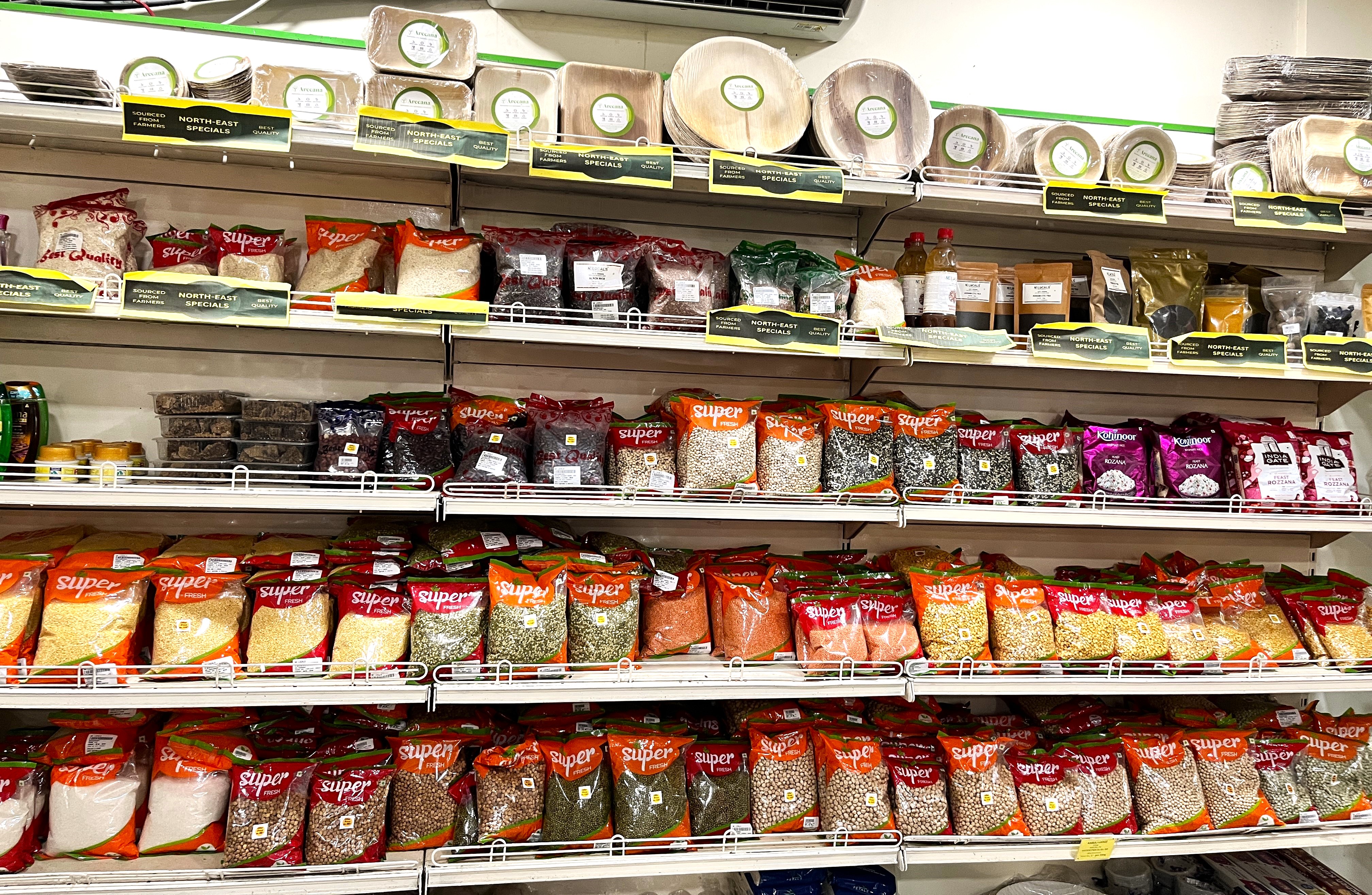 Fresh produce section